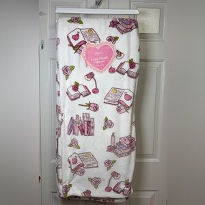 Book/Reader Themed Throw Blanket